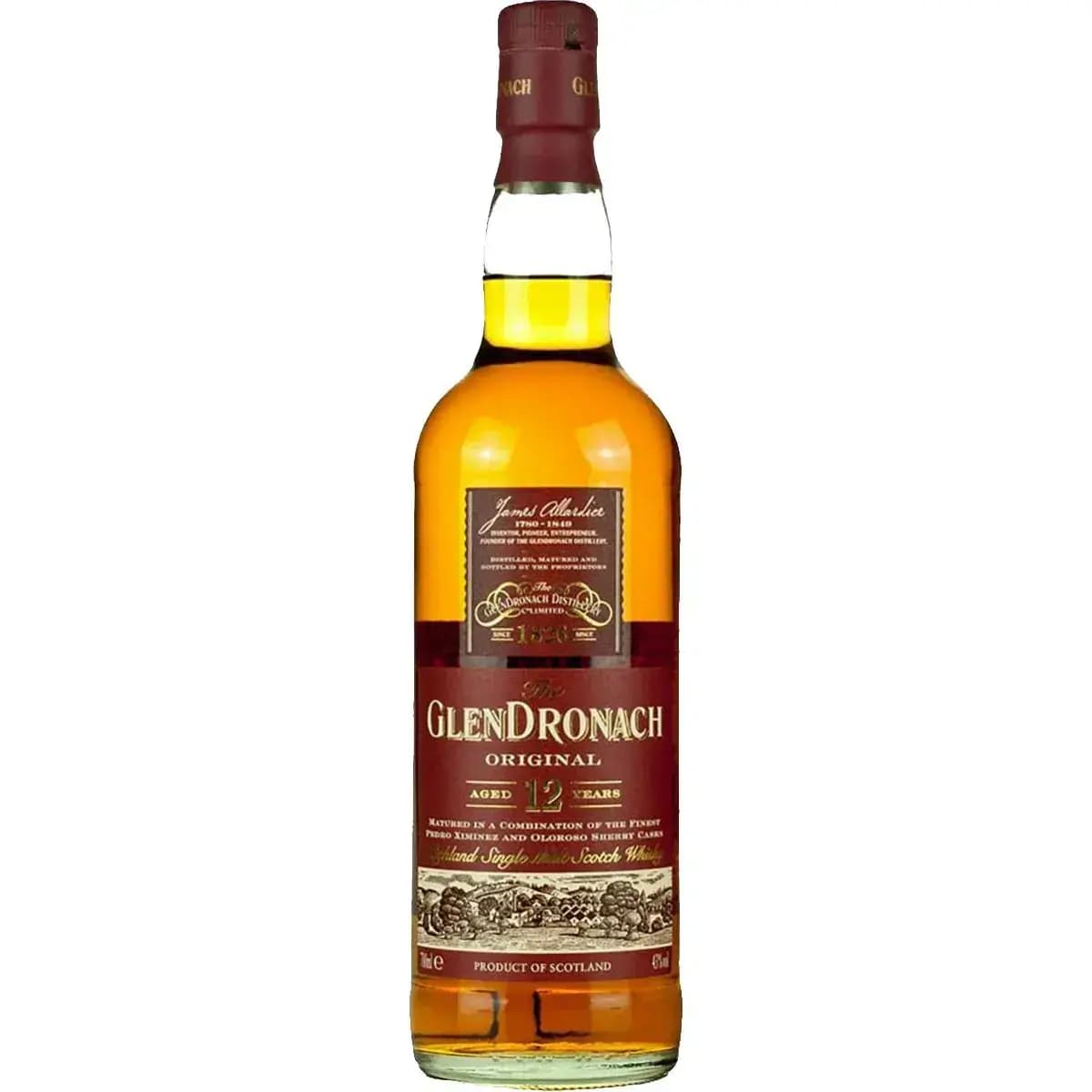 Glendronach 12 Years Old Original - Highland Single Malt Scotch Whisky