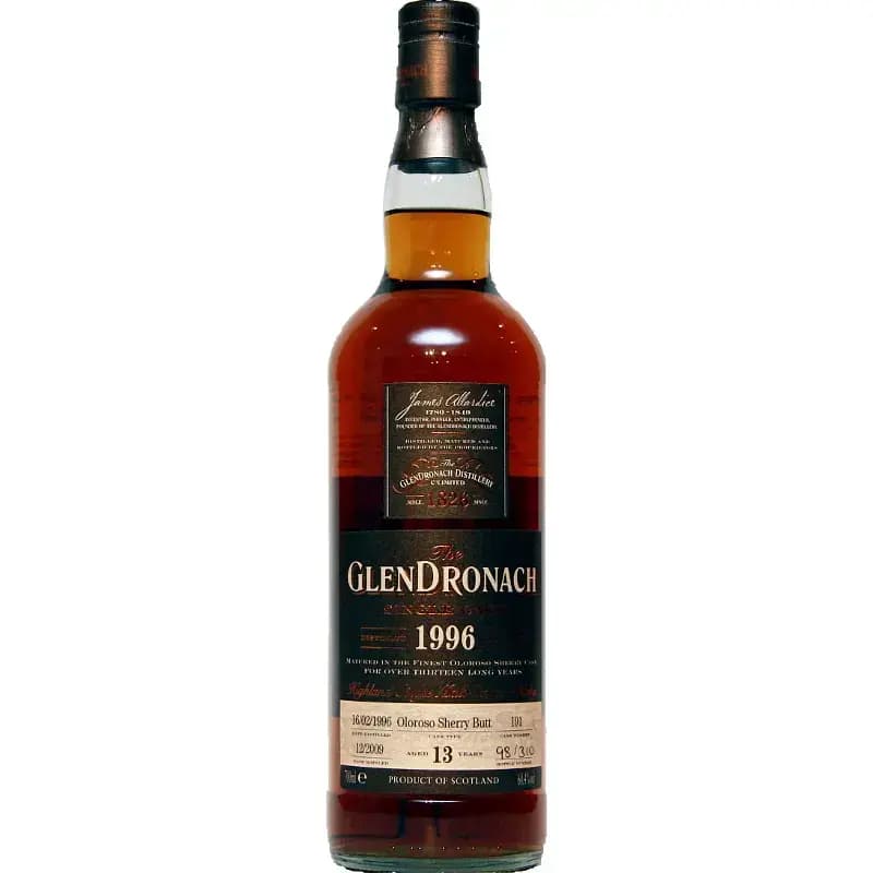 Glendronach 13 Years Old 1996 Single Cask Nr.191