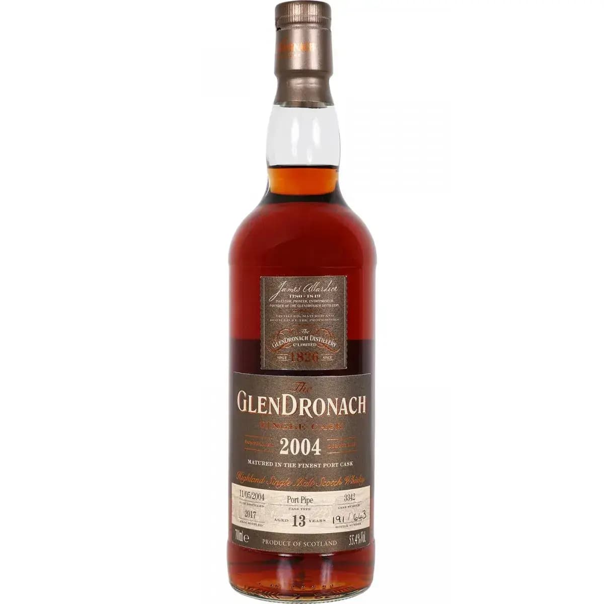 Glendronach 13 Years Old 2004 Single Cask - Batch 16 Nr.3342