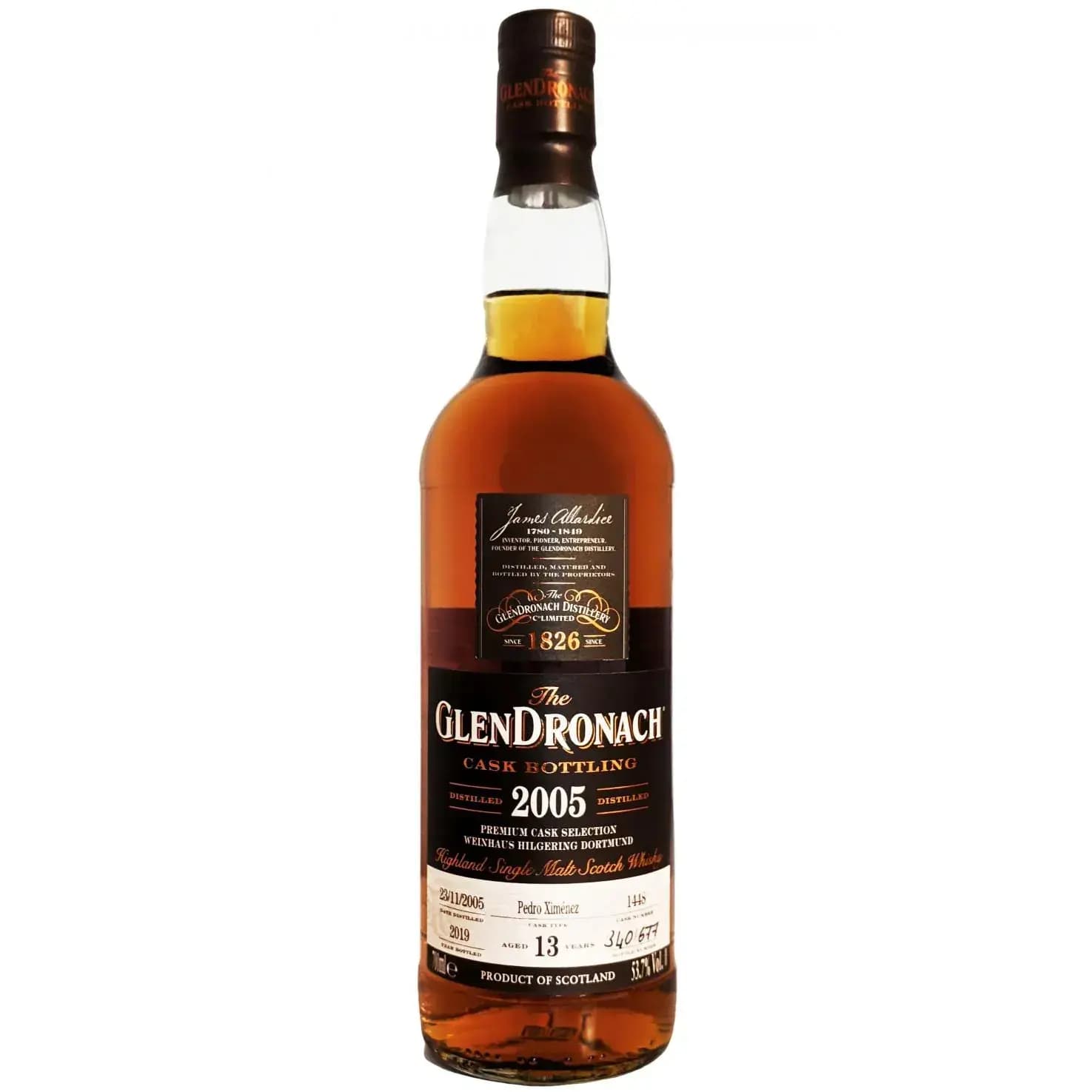 Glendronach 13 Years Old 2005 Cask Bottling Nr.1448