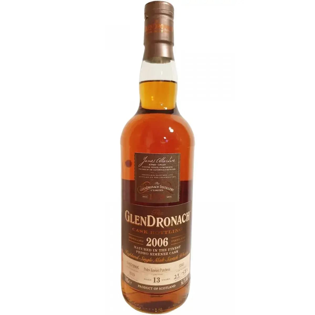 Glendronach 13 Years Old 2006 Cask Bottling - Batch 17 Cask Nr.3343