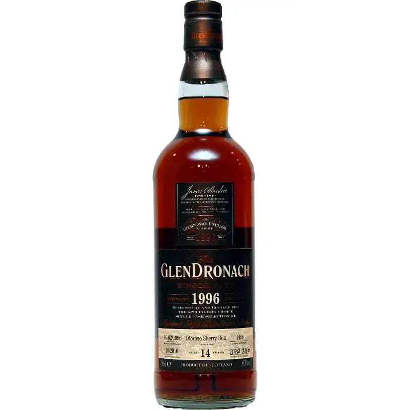 Glendronach 14 Years Old 1996 Single Cask Nr.1486