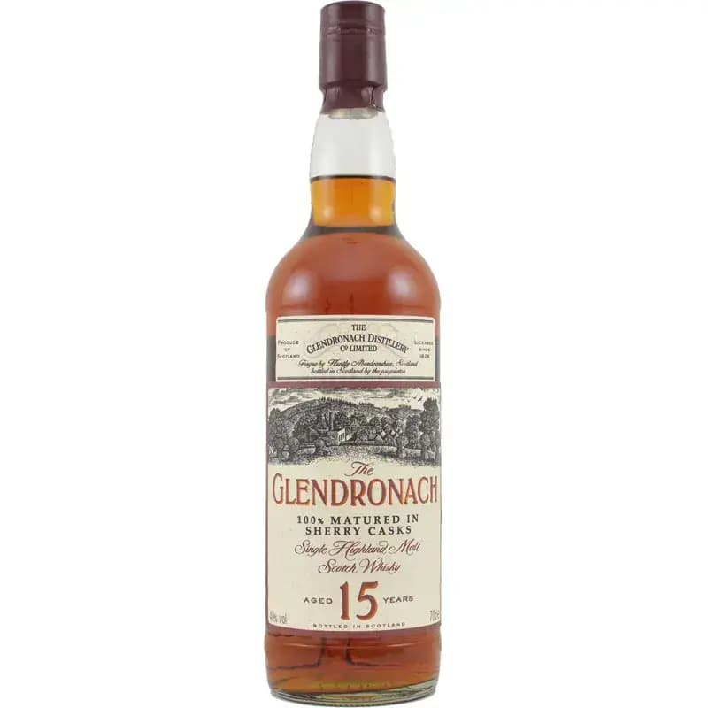 Glendronach 15 Years Old 100% Matured In Sherry Casks