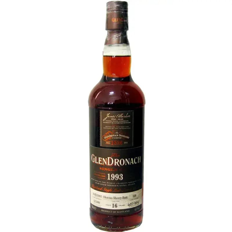 Glendronach 16 Years Old 1993 Single Cask Nr.538