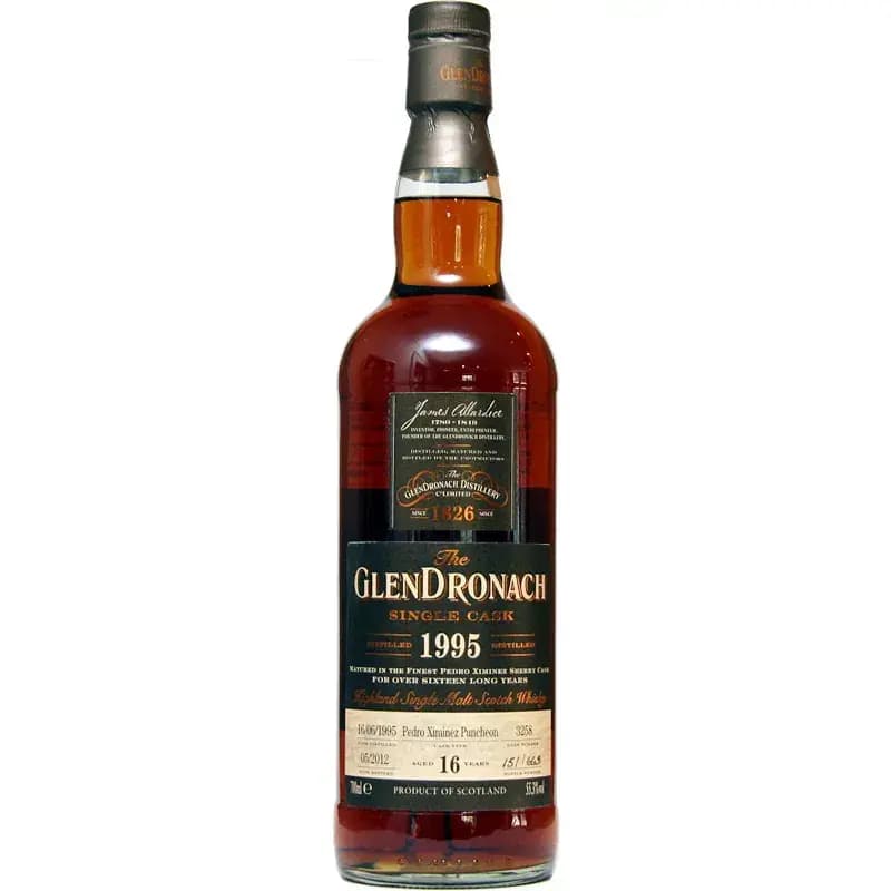 Glendronach 16 Years Old 1995 Single Cask Nr.3258