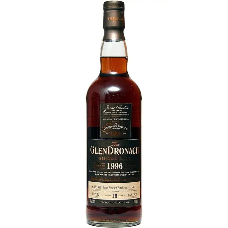 Glendronach 16 Years Old 1996 Single Cask Nr.1481