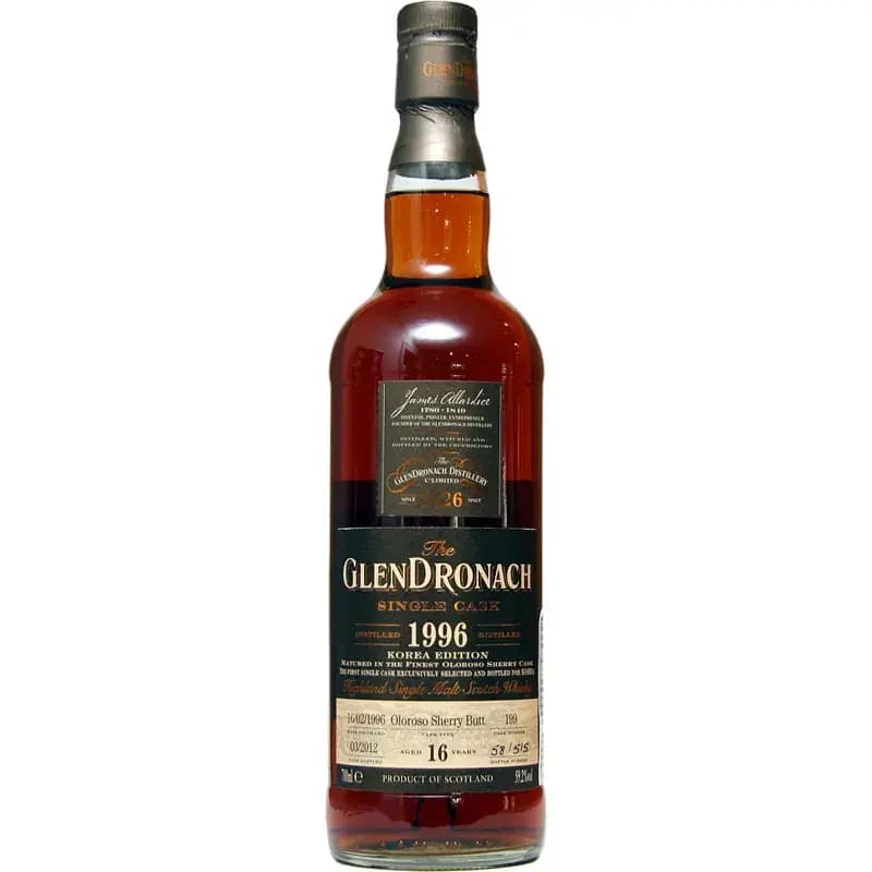 Glendronach 16 Years Old 1996 Single Cask Nr.199