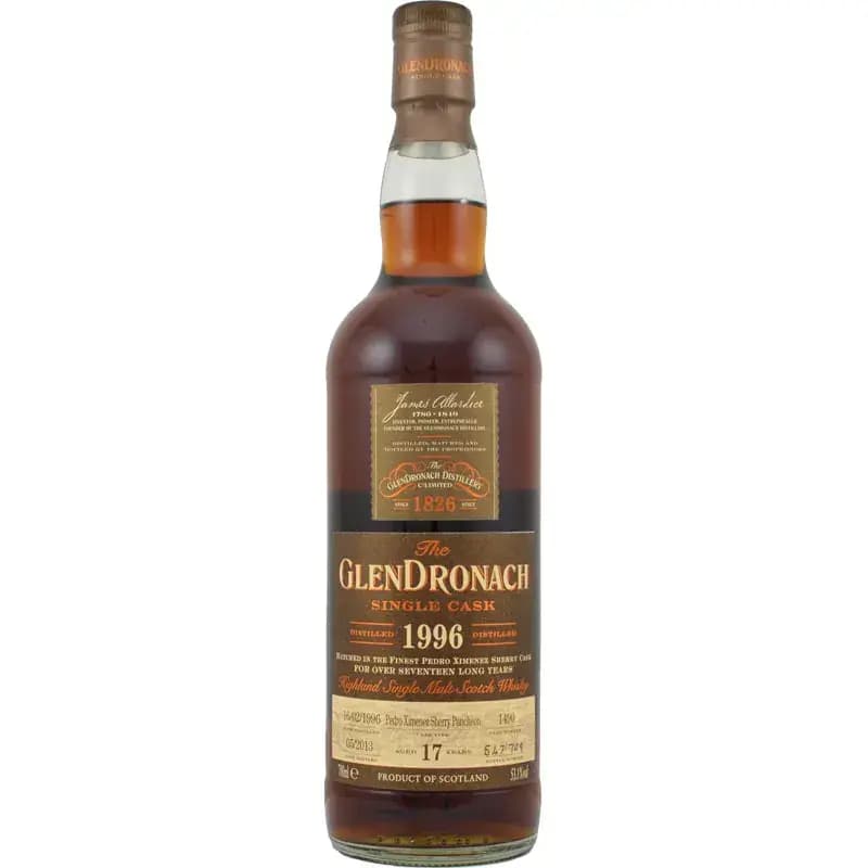 Glendronach 17 Years Old 1996 Single Cask - Batch 8 Nr.1490