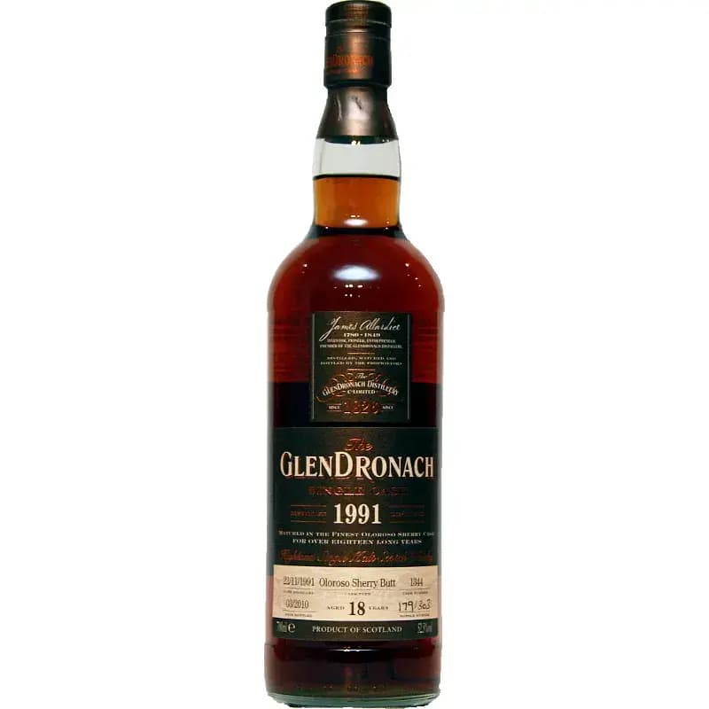 Glendronach 18 Years Old 1991 Single Cask Nr.1344
