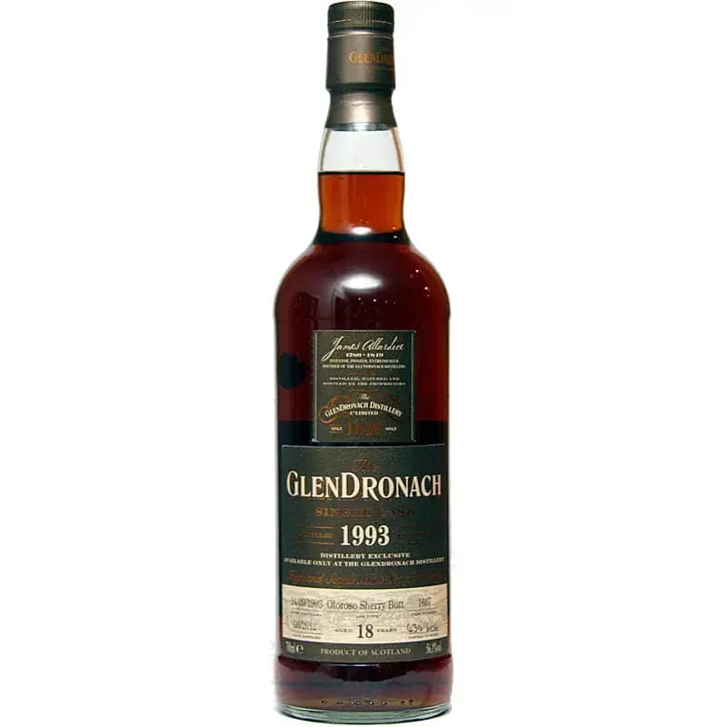 Glendronach 18 Years Old 1993 Distillery Exclusive Cask Nr.1607