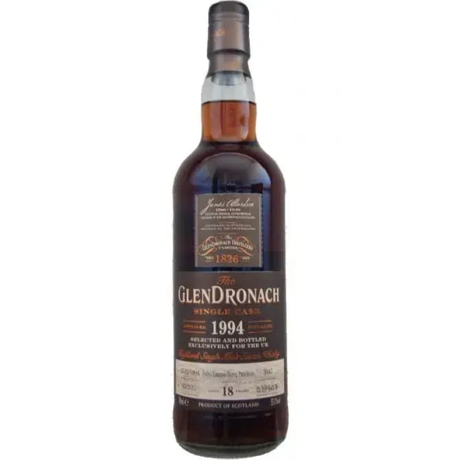 Glendronach 18 Years Old 1994 Single Cask Nr.3547
