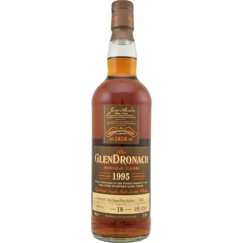 Glendronach 18 Years Old 1995 Single Cask - Batch 10 Nr.3025