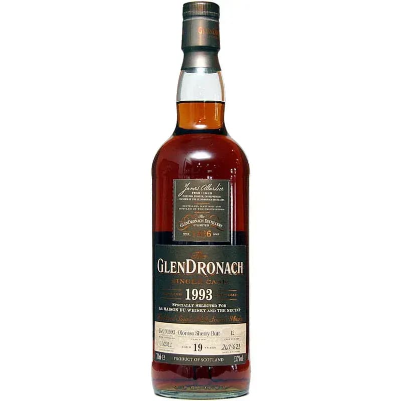 Glendronach 19 Years Old 1993 Single Cask Nr.12