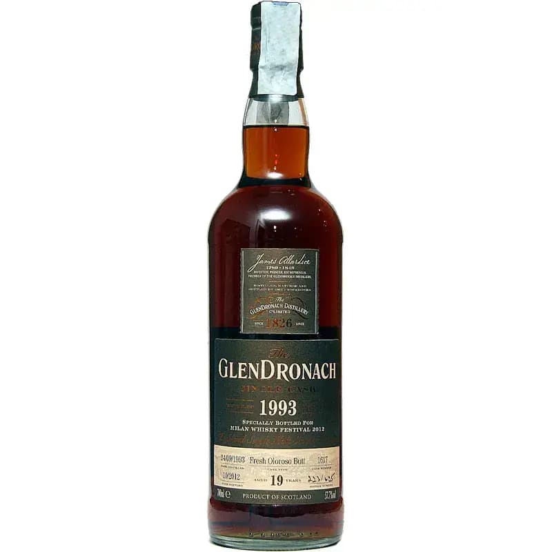Glendronach 19 Years Old 1993 Single Cask Nr.1617