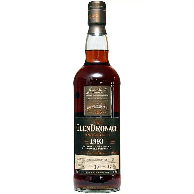 Glendronach 19 Years Old 1993 Single Cask Nr.26