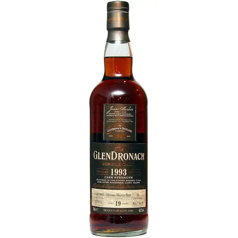 Glendronach 19 Years Old 1993 Single Cask Nr.31