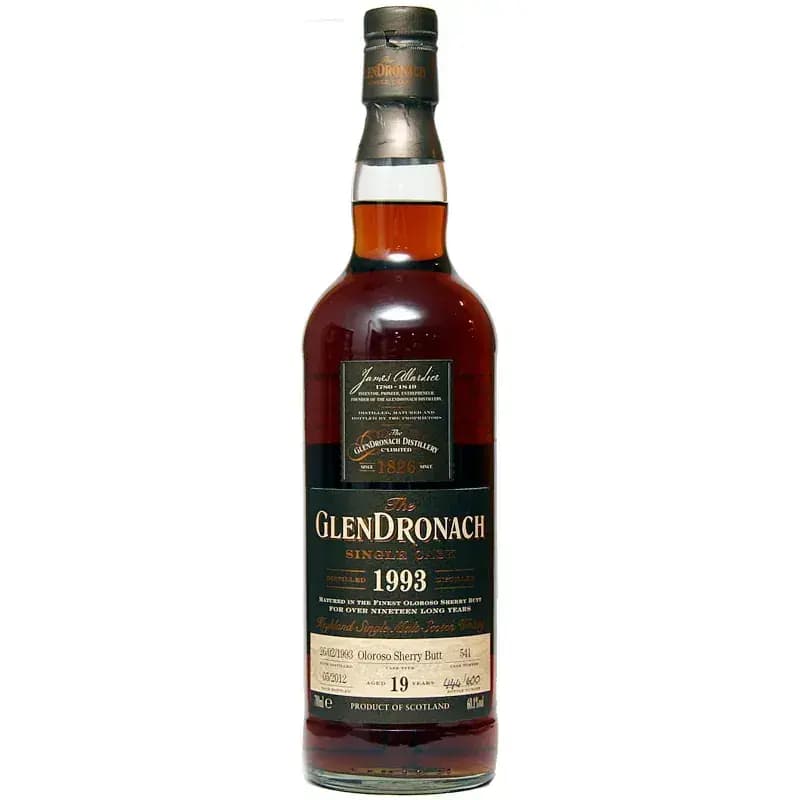 Glendronach 19 Years Old 1993 Single Cask Nr.541
