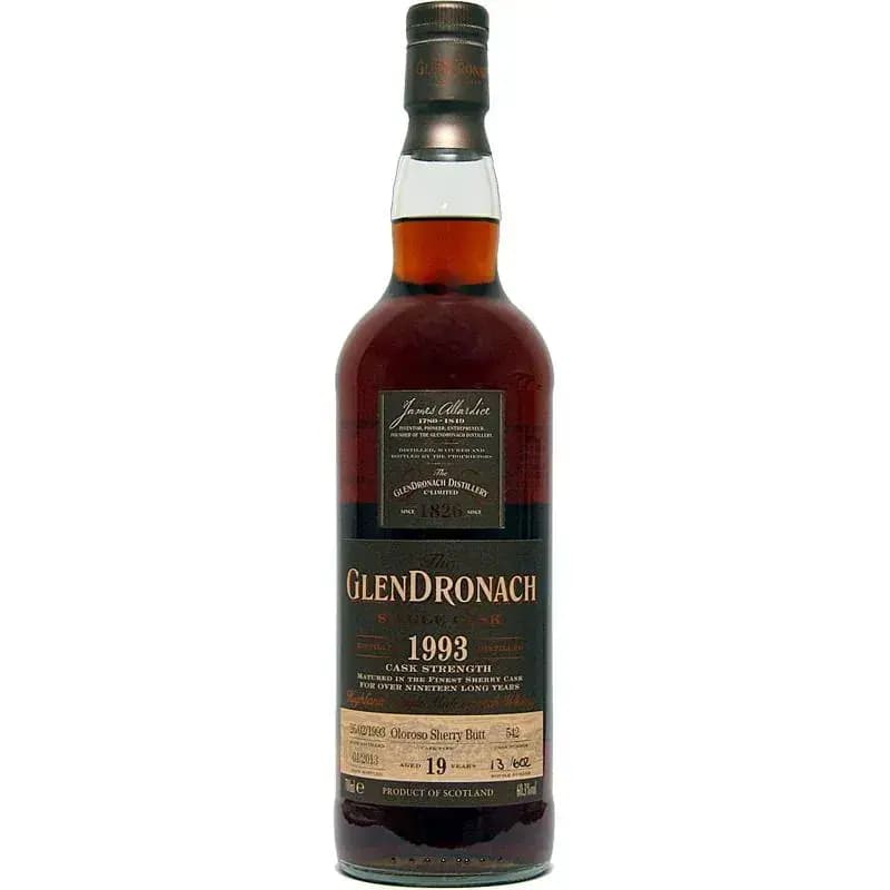 Glendronach 19 Years Old 1993 Single Cask Nr.542