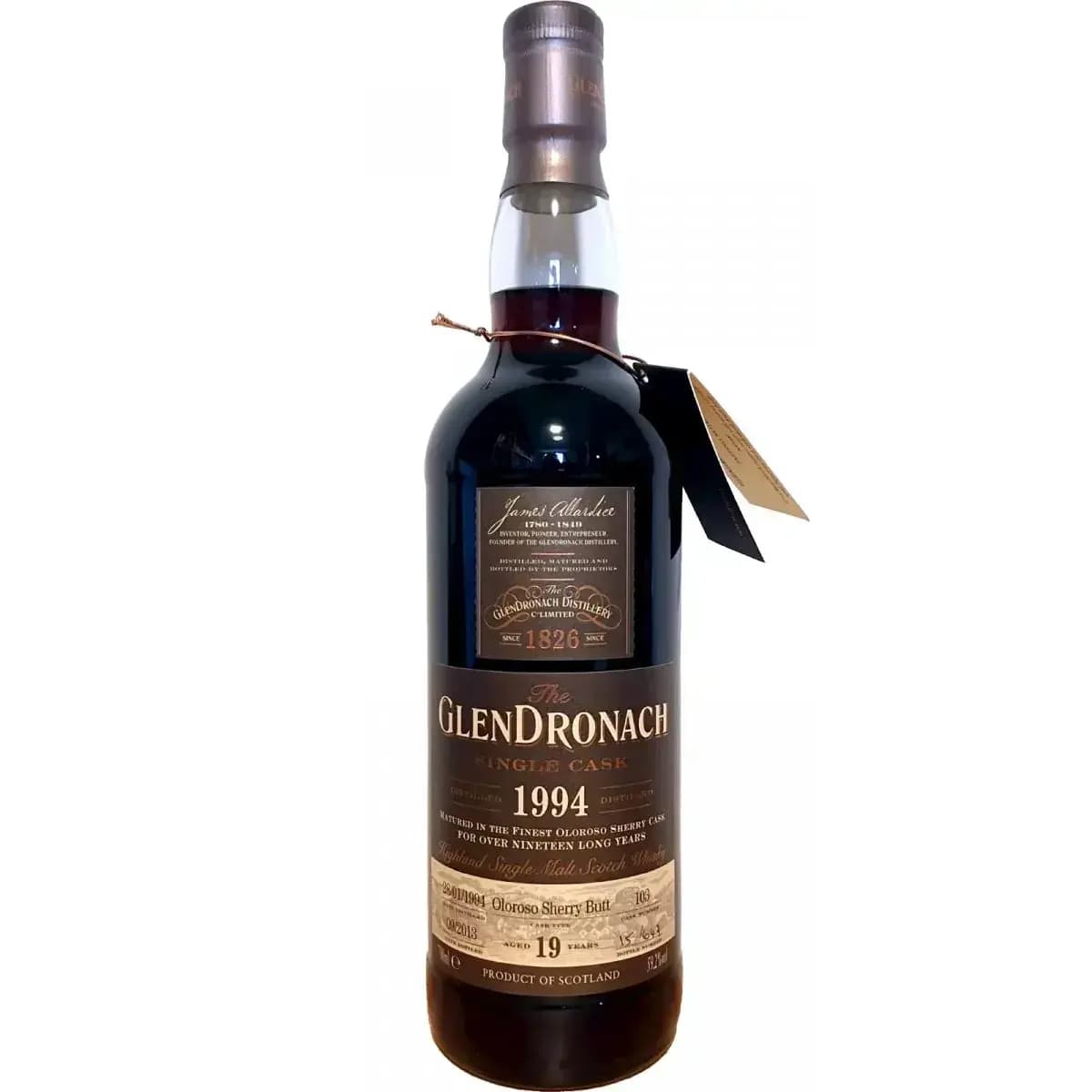 Glendronach 19 Years Old 1994 Single Cask Nr.103