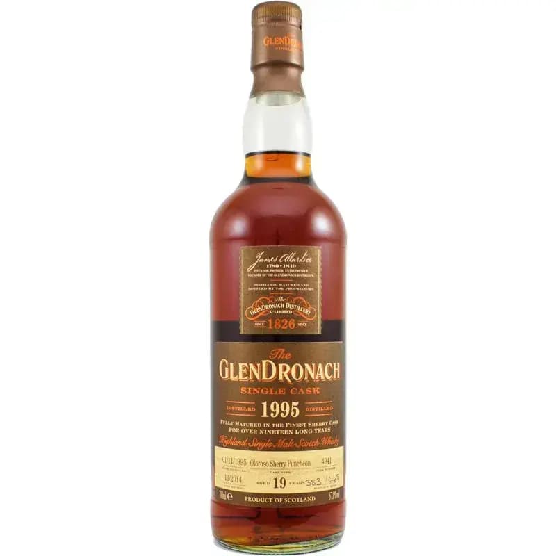 Glendronach 19 Years Old 1995 Single Cask - Batch 11 Nr.4941