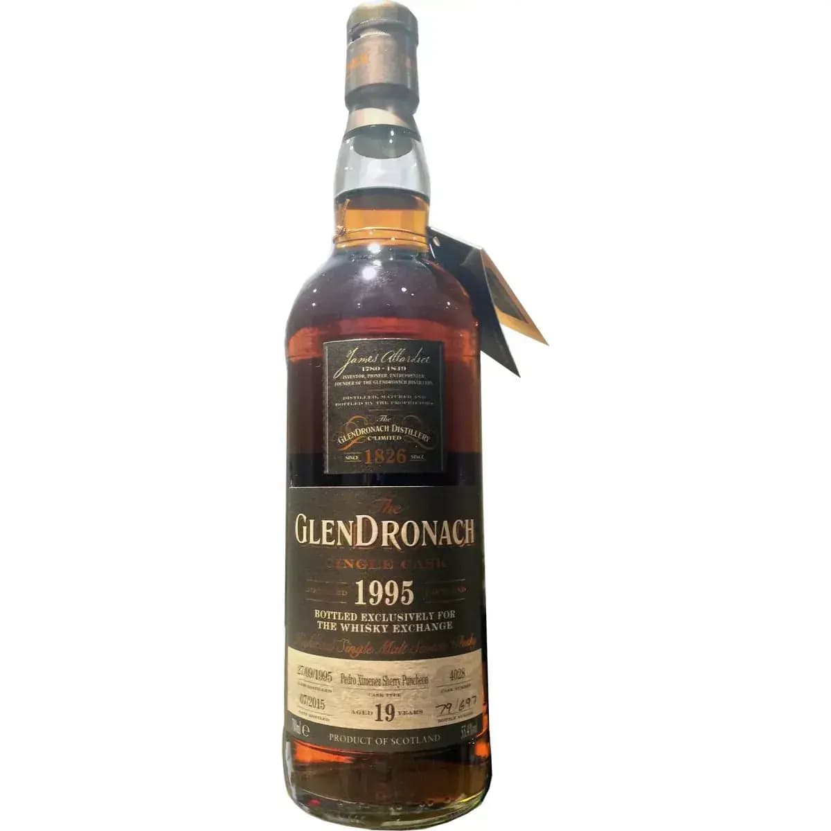 Glendronach 19 Years Old 1995 Single Cask Nr.4028