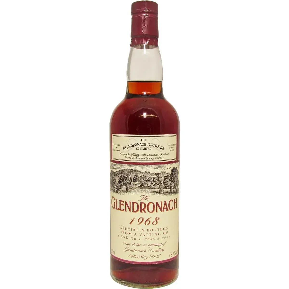 Glendronach 1968 Re-Opening Of Glendronach Distillery 14Th May 2002 Cask Nr.2640 + 2641
