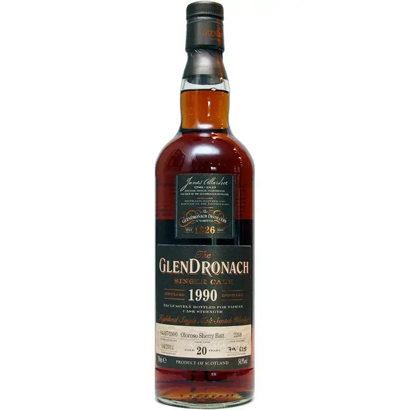 Glendronach 20 Years Old 1990 Single Cask Nr.2268
