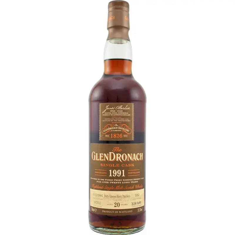 Glendronach 20 Years Old 1991 Single Cask - Batch 7 Nr.3183