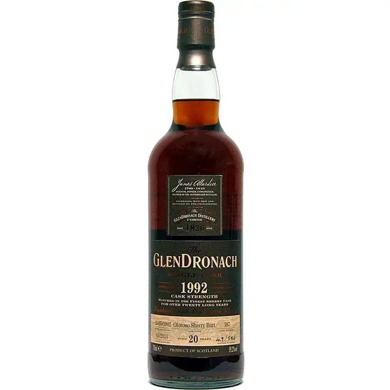 Glendronach 20 Years Old 1992 Single Cask Nr.187