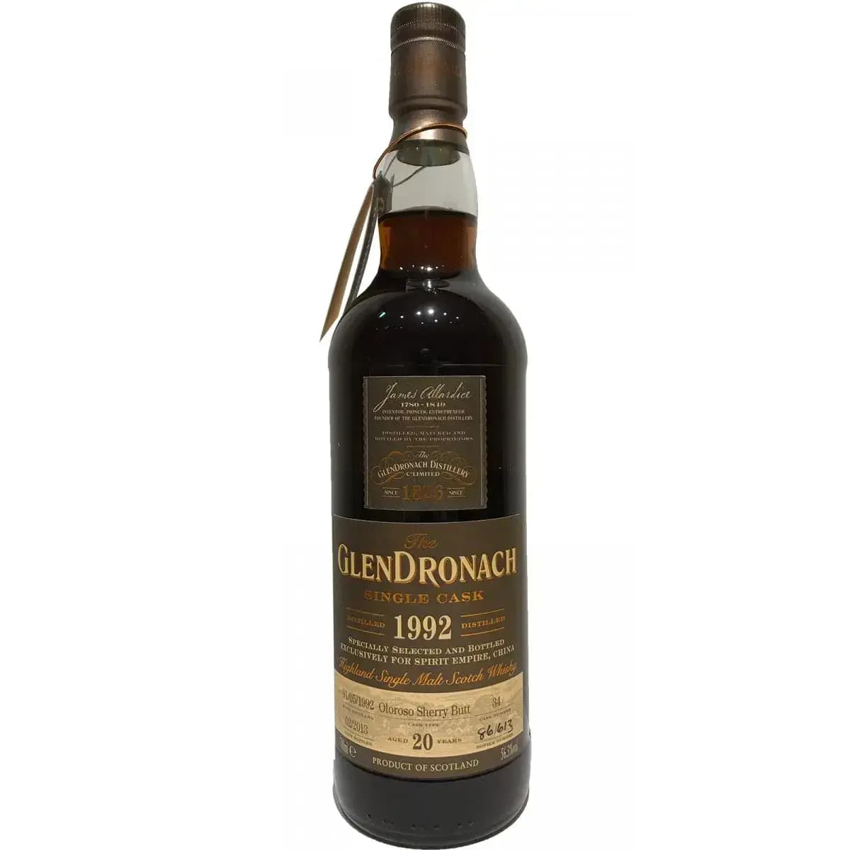 Glendronach 20 Years Old 1992 Single Cask Nr.34