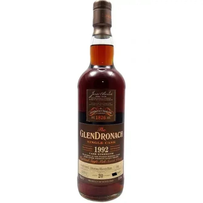 Glendronach 20 Years Old 1992 Single Cask Nr.392