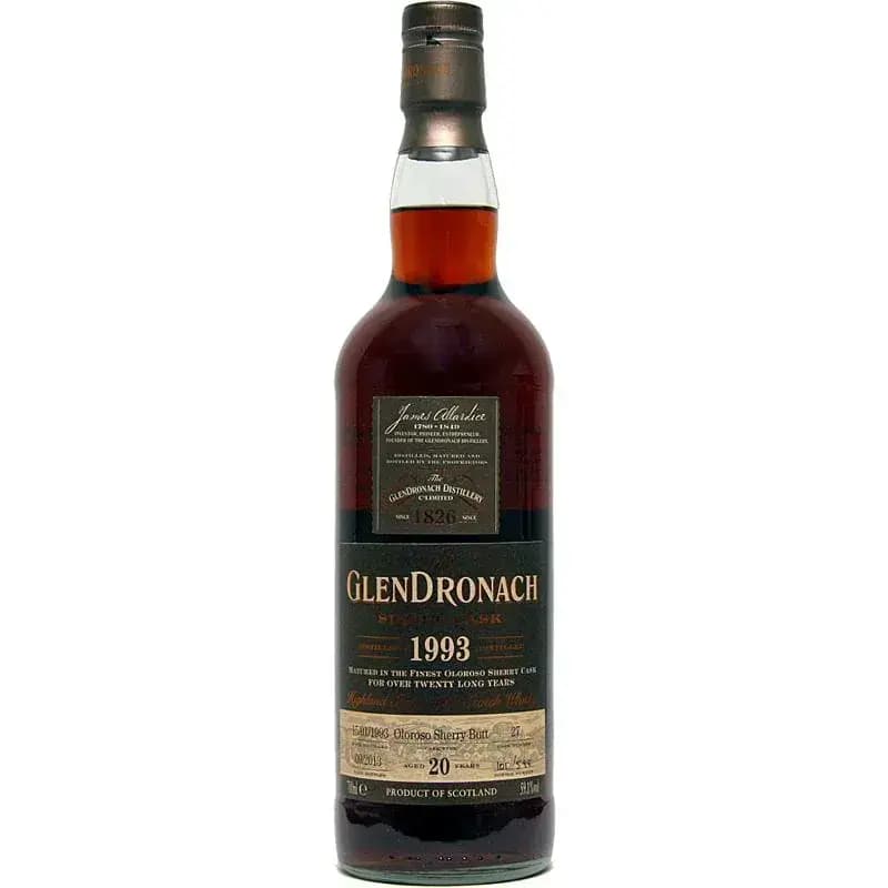 Glendronach 20 Years Old 1993 Single Cask Nr.27