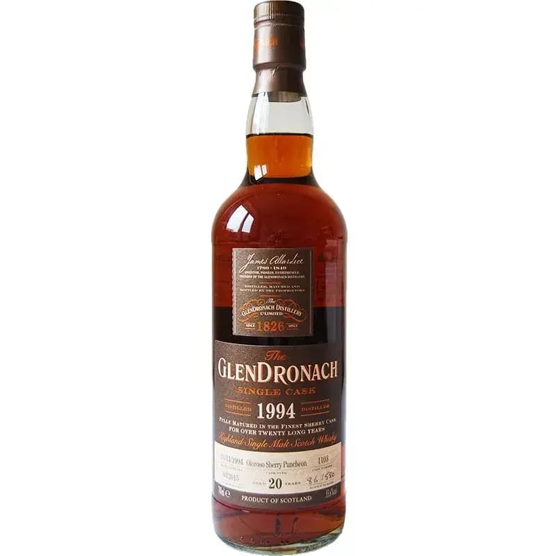 Glendronach 20 Years Old 1994 Single Cask Nr.1103