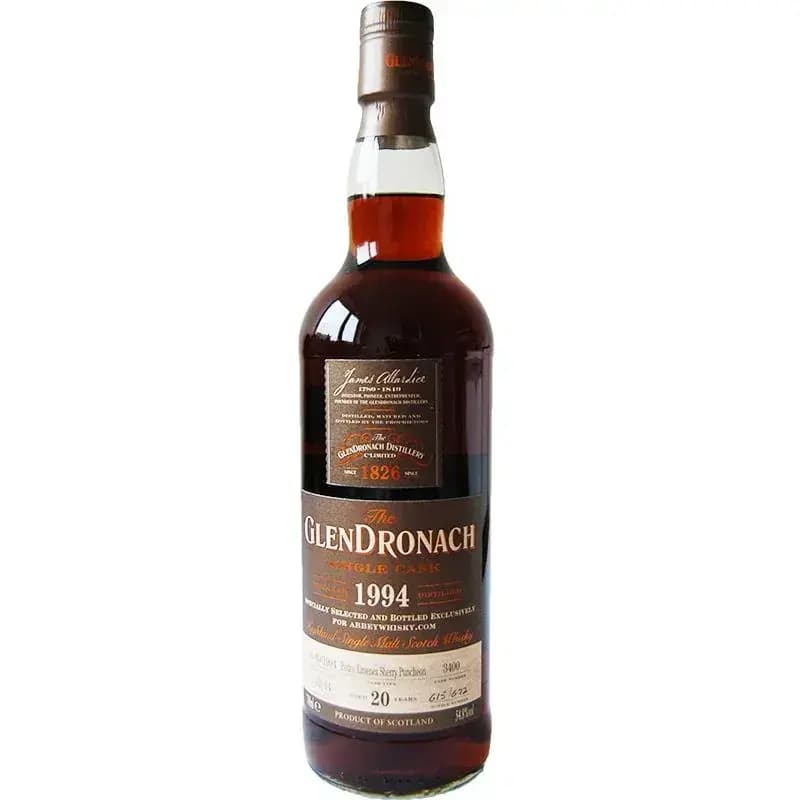 Glendronach 20 Years Old 1994 Single Cask Nr.3400