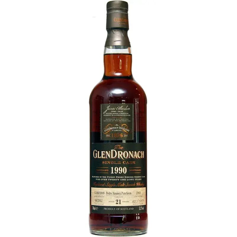Glendronach 21 Years Old 1990 Single Cask Nr.2969