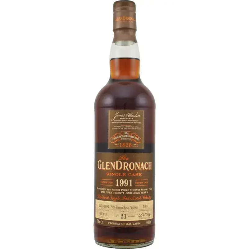 Glendronach 21 Years Old 1991 Single Cask - Batch 8 Nr.5409
