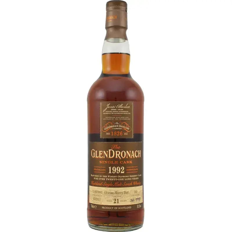 Glendronach 21 Years Old 1992 Single Cask - Batch 8 Nr.145