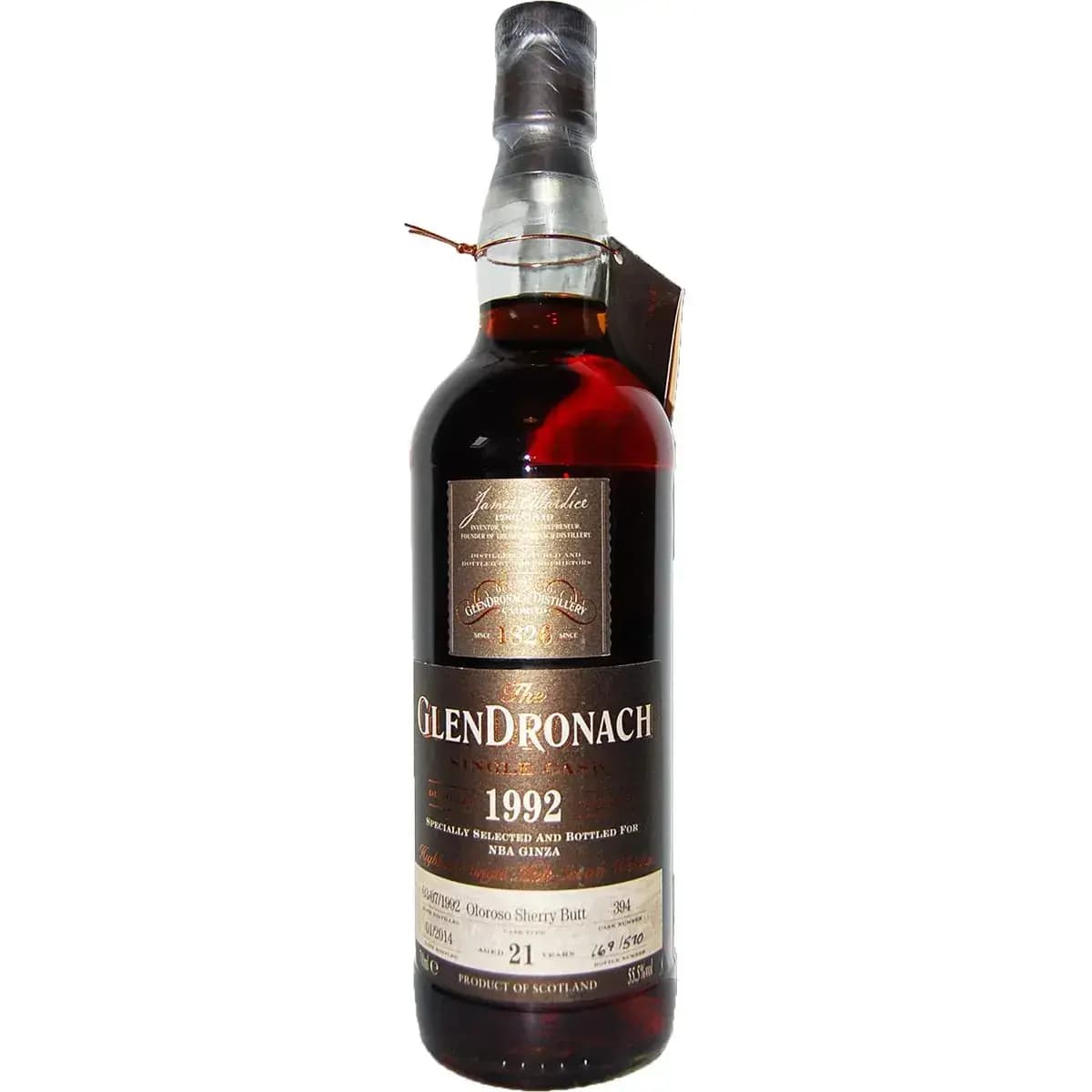 Glendronach 21 Years Old 1992 Single Cask Nr.394