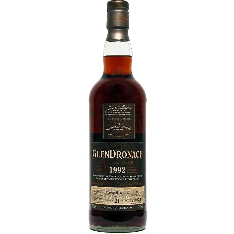 Glendronach 21 Years Old 1992 Single Cask Nr.395