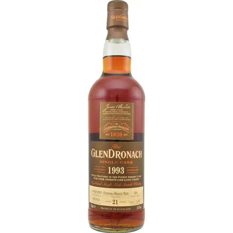 Glendronach 21 Years Old 1993 Single Cask - Batch 10 Nr.494