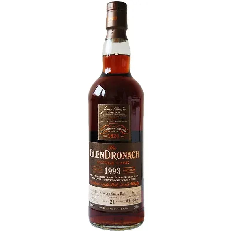 Glendronach 21 Years Old 1993 Single Cask Nr.37