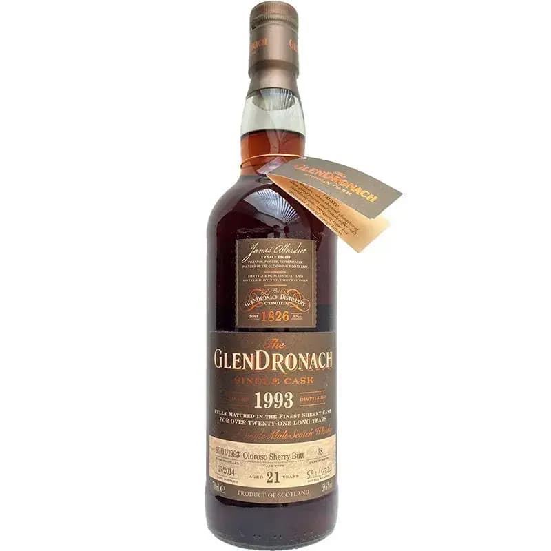 Glendronach 21 Years Old 1993 Single Cask Nr.38