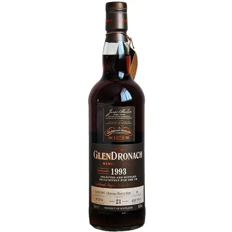 Glendronach 21 Years Old 1993 Single Cask Nr.39