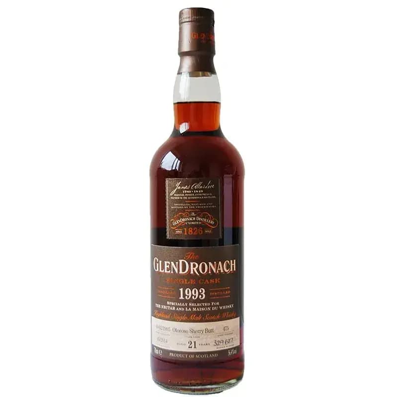 Glendronach 21 Years Old 1993 Single Cask Nr.475