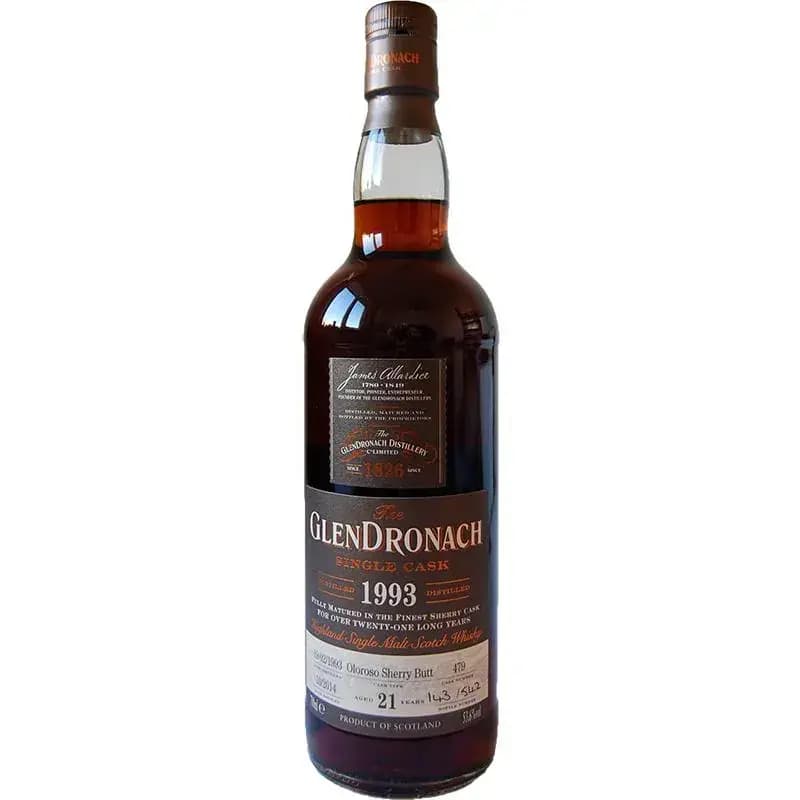 Glendronach 21 Years Old 1993 Single Cask Nr.479