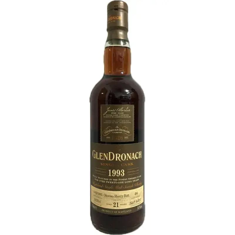 Glendronach 21 Years Old 1993 Single Cask Nr.496