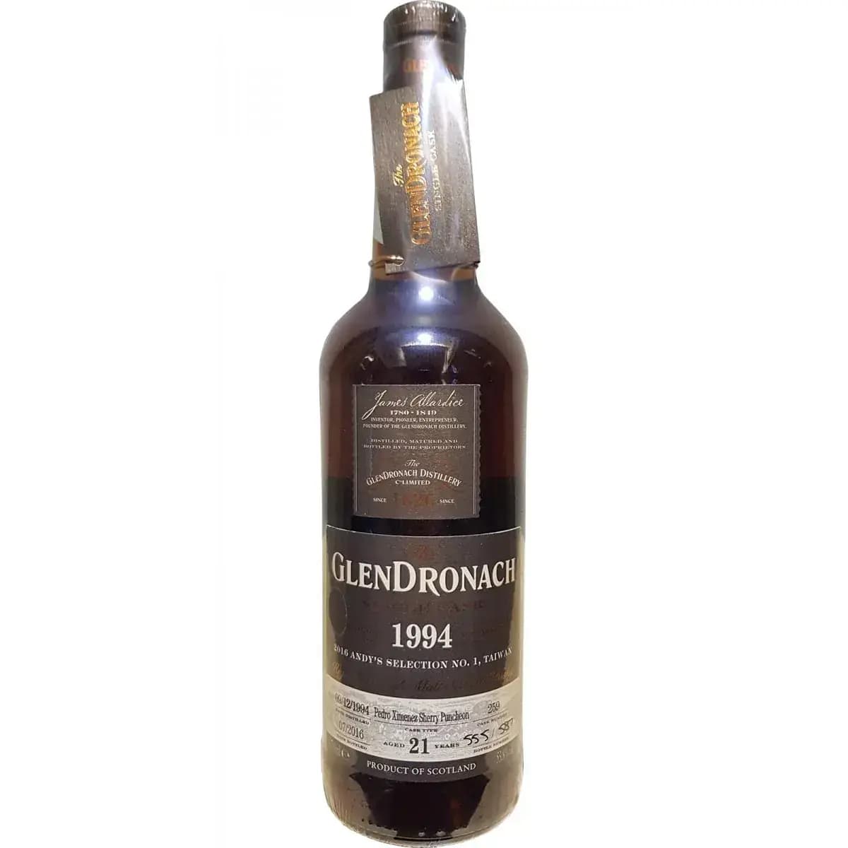 Glendronach 21 Years Old 1994 Single Cask Nr.259