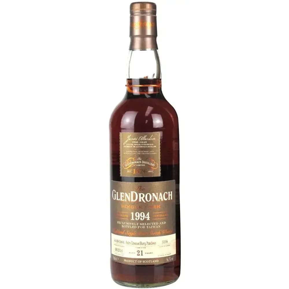 Glendronach 21 Years Old 1994 Single Cask Nr.3198