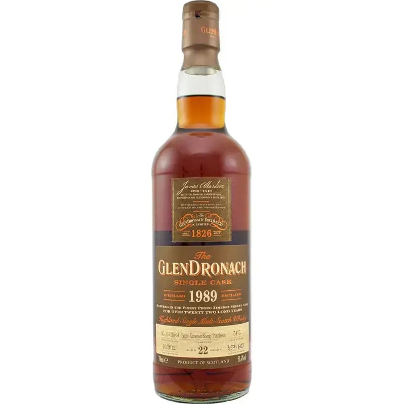 Glendronach 22 Years Old 1989 Single Cask - Batch 7 Nr.5475