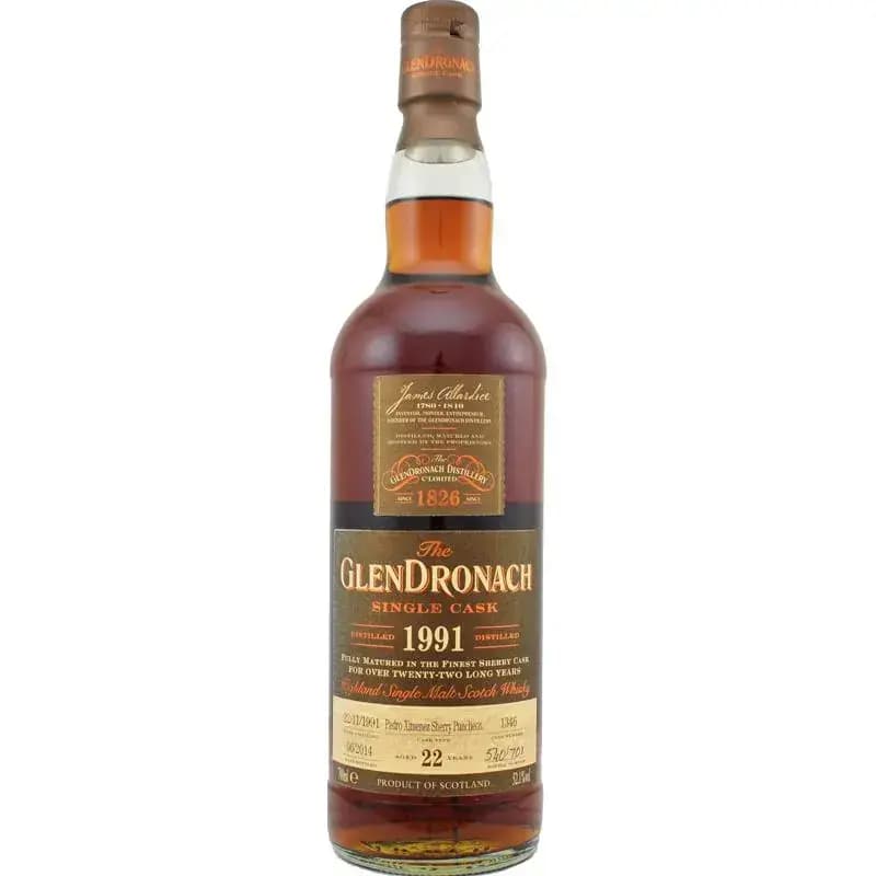 Glendronach 22 Years Old 1991 Single Cask - Batch 10 Nr.1346